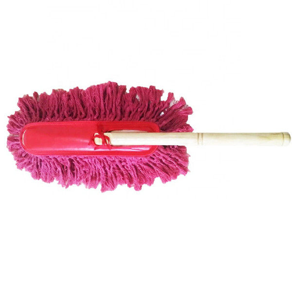 Wax Car Duster With Wooden Handle